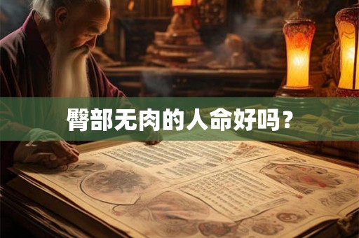臀部无肉的人命好吗？