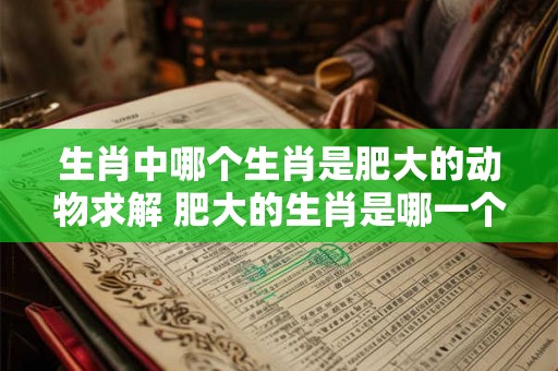 生肖中哪个生肖是肥大的动物求解 肥大的生肖是哪一个？