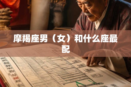 摩羯座男（女）和什么座最配