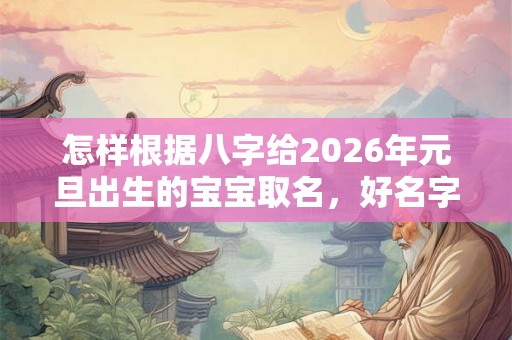 怎样根据八字给2026年元旦出生的宝宝取名，好名字大全