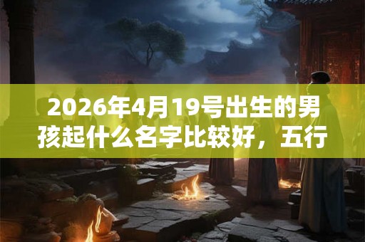 2026年4月19号出生的男孩起什么名字比较好,五行属什么 2026年4月19号出生的男孩起什么名字比较好,五行属什么