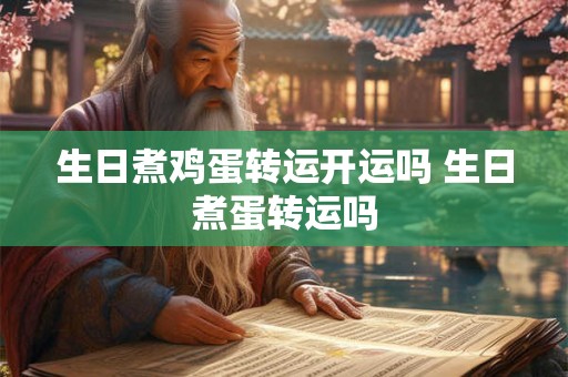 生日煮鸡蛋转运开运吗 生日煮蛋转运吗 生日煮鸡蛋转运开运吗 生日煮蛋转运吗