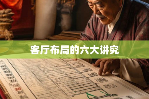 客厅布局的六大讲究 客厅布局的六大讲究