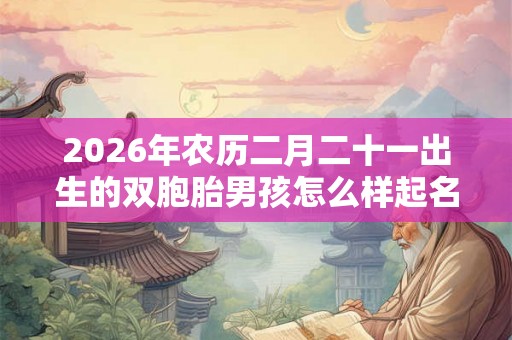 2026年农历二月二十一出生的双胞胎男孩怎么样起名字,五行属什么 2026年农历二月二十一出生的双胞胎男孩怎么样起名字,五行属什么