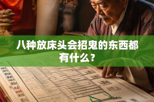 八种放床头会招鬼的东西都有什么？