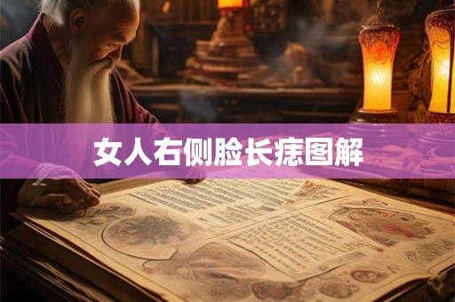 女人右侧脸长痣图解