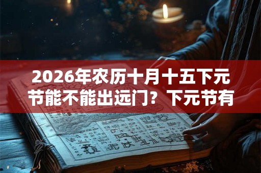 2026年农历十月十五下元节能不能出远门？下元节有何忌讳？