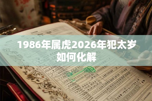 1986年属虎2026年犯太岁如何化解
