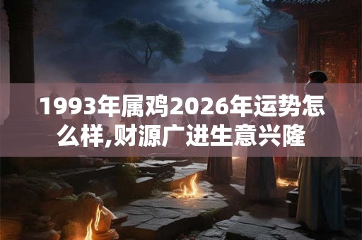 1993年属鸡2026年运势怎么样,财源广进生意兴隆