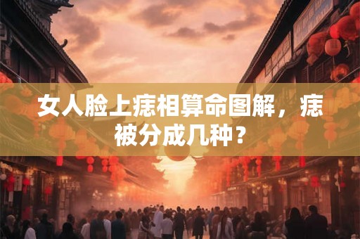 女人脸上痣相算命图解，痣被分成几种？