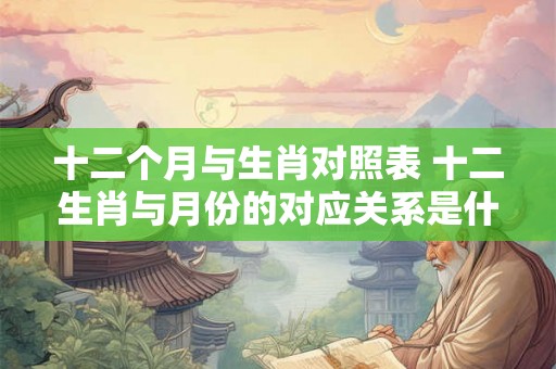 十二个月与生肖对照表 十二生肖与月份的对应关系是什么 十二个月与生肖对照表 十二生肖与月份的对应关系是什么