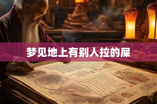 梦见地上有别人拉的屎