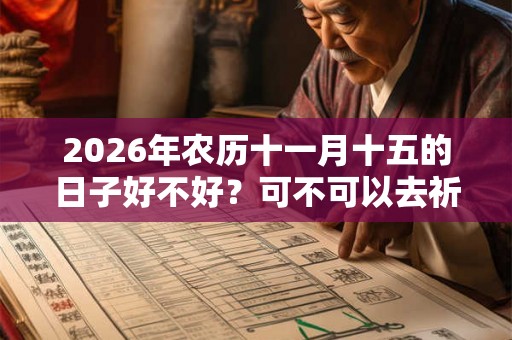 2026年农历十一月十五的日子好不好？可不可以去祈福？