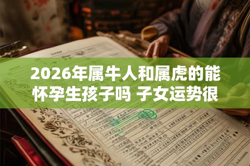 2026年属牛人和属虎的能怀孕生孩子吗 子女运势很不错
