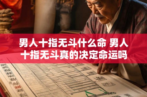 男人十指无斗什么命 男人十指无斗真的决定命运吗