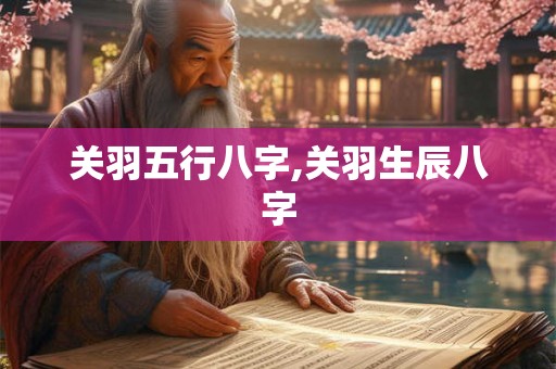 关羽五行八字,关羽生辰八字