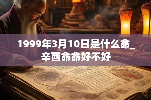 1999年3月10日是什么命_辛酉命命好不好