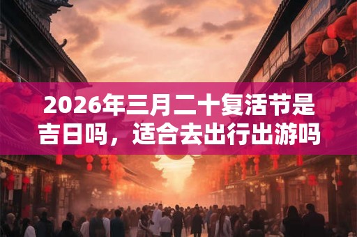 2026年三月二十复活节是吉日吗，适合去出行出游吗？