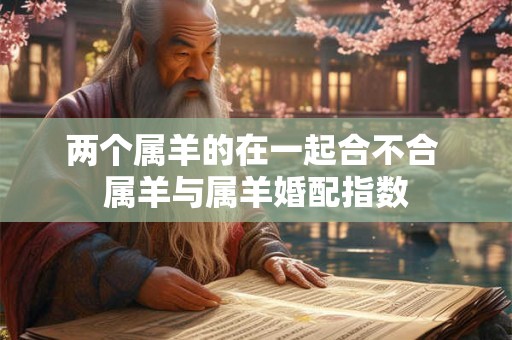 两个属羊的在一起合不合 属羊与属羊婚配指数