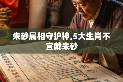 朱砂属相守护神,5大生肖不宜戴朱砂
