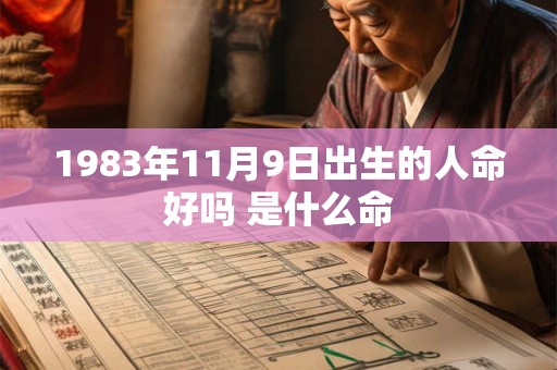 1983年11月9日出生的人命好吗 是什么命