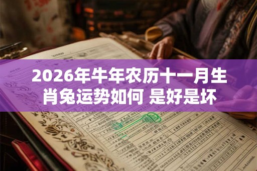 2026年牛年农历十一月生肖兔运势如何 是好是坏