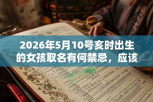 2026年5月10号亥时出生的女孩取名有何禁忌，应该如何取名？