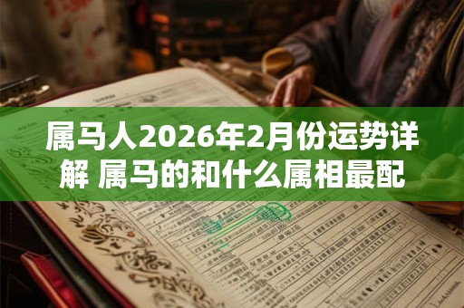 属马人2026年2月份运势详解 属马的和什么属相最配 属马人2026年2月份运势详解 属马的和什么属相最配