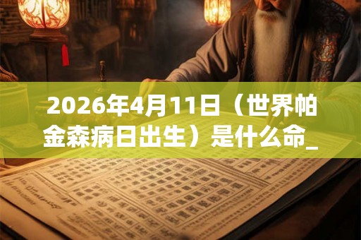 2026年4月11日（世界帕金森病日出生）是什么命_命运如何