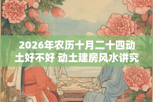 2026年农历十月二十四动土好不好 动土建房风水讲究 2026年农历十月二十四动土好不好 动土建房风水讲究