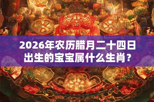 2026年农历腊月二十四日出生的宝宝属什么生肖? 2026年农历腊月二十四日出生的宝宝属什么生肖?