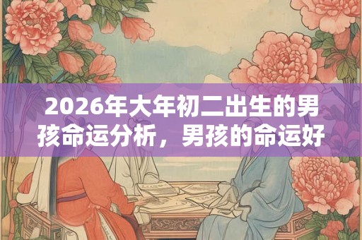2026年大年初二出生的男孩命运分析,男孩的命运好吗? 2026年大年初二出生的男孩命运分析,男孩的命运好吗?