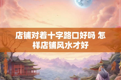 店铺对着十字路口好吗 怎样店铺风水才好 店铺对着十字路口好吗 怎样店铺风水才好