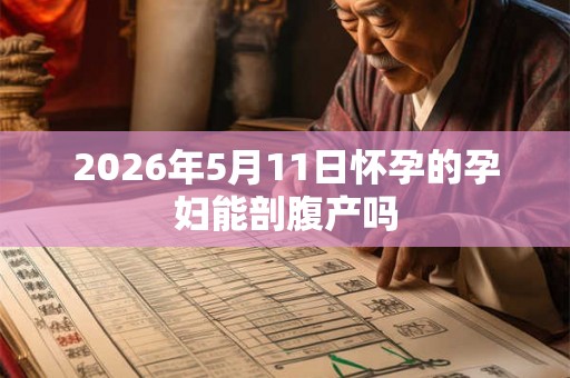 2026年5月11日怀孕的孕妇能剖腹产吗