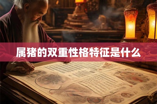 属猪的双重性格特征是什么