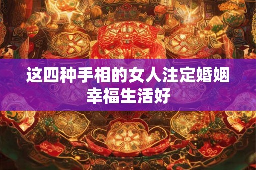 这四种手相的女人注定婚姻幸福生活好