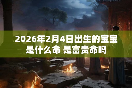 2026年2月4日出生的宝宝是什么命 是富贵命吗 2026年2月4日出生的宝宝是什么命 是富贵命吗