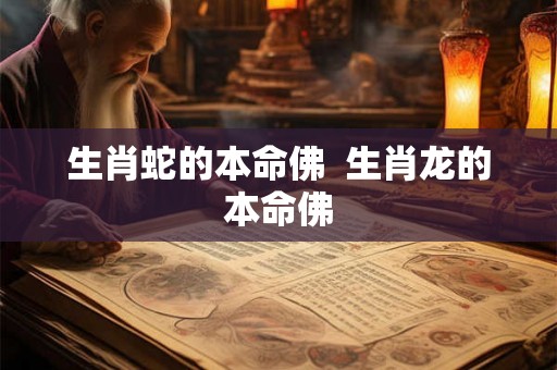 生肖蛇的本命佛  生肖龙的本命佛