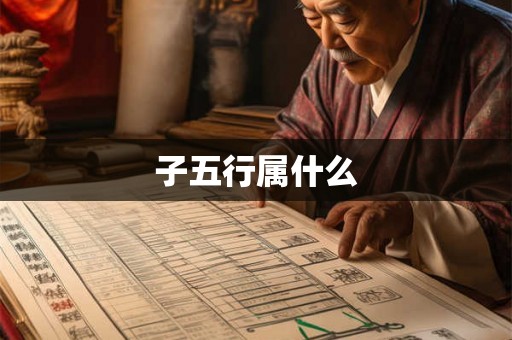 子五行属什么
