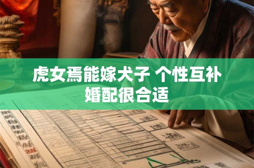 虎女焉能嫁犬子 个性互补婚配很合适