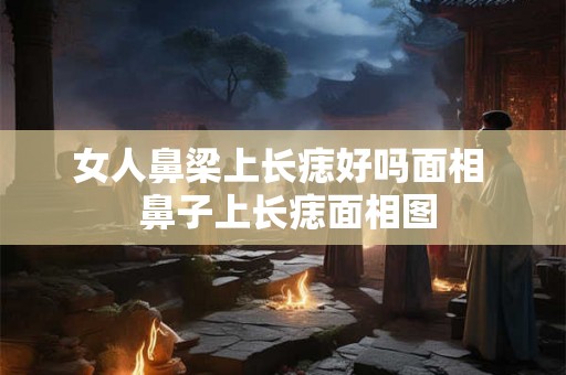 女人鼻梁上长痣好吗面相  鼻子上长痣面相图