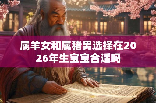 属羊女和属猪男选择在2026年生宝宝合适吗