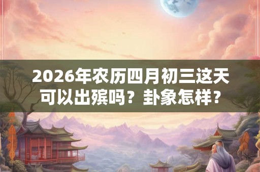 2026年农历四月初三这天可以出殡吗？卦象怎样？