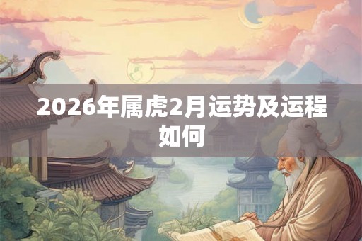 2026年属虎2月运势及运程如何