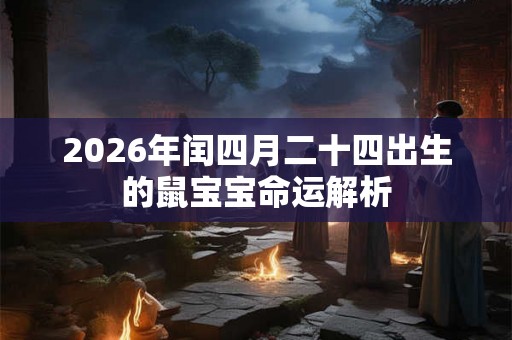 2026年闰四月二十四出生的鼠宝宝命运解析 2026年闰四月二十四出生的鼠宝宝命运解析