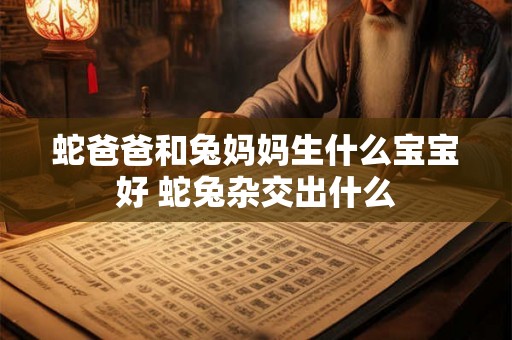 蛇爸爸和兔妈妈生什么宝宝好 蛇兔杂交出什么