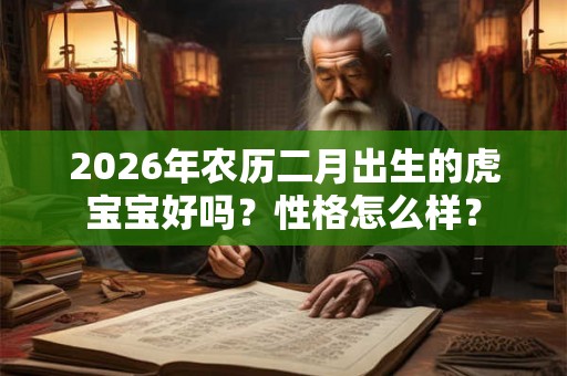 2026年农历二月出生的虎宝宝好吗？性格怎么样？
