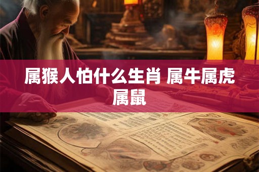 属猴人怕什么生肖 属牛属虎属鼠