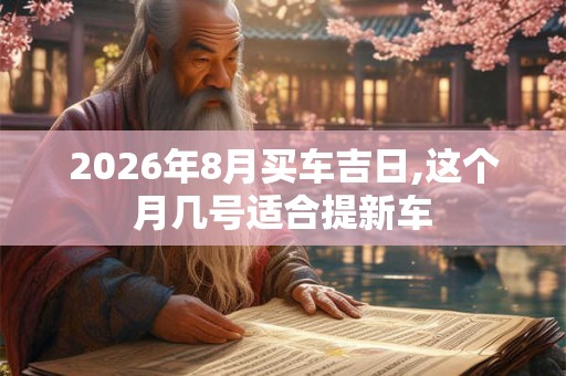 2026年8月买车吉日,这个月几号适合提新车 2026年8月买车吉日,这个月几号适合提新车