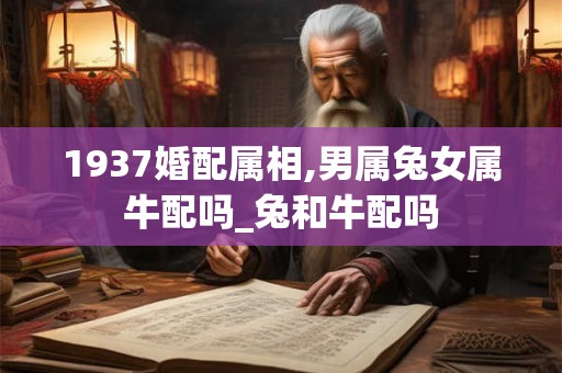 1937婚配属相,男属兔女属牛配吗_兔和牛配吗